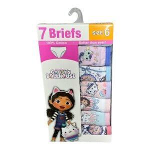 Handcraft Brand Gabby's Dollhouse - NWT -  Girls' Briefs Size 6